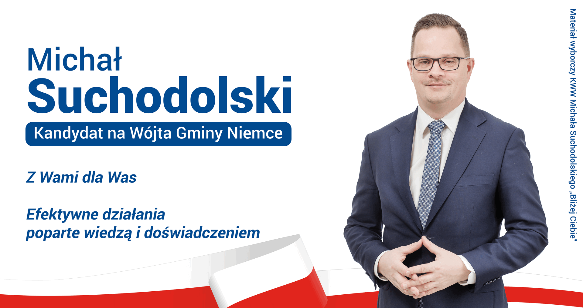 Michał Suchodolski - Kandydat na Wójta Gminy Niemce